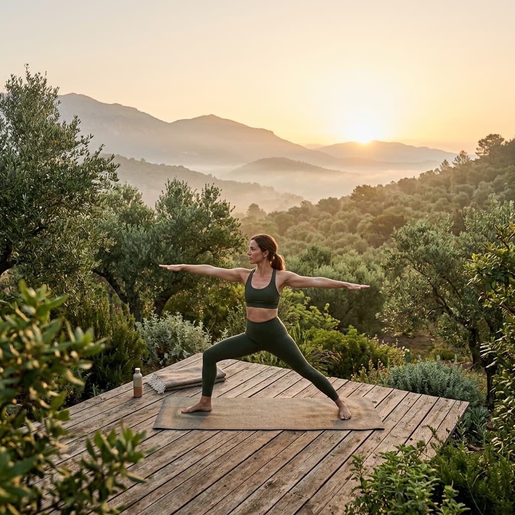 Sunrise yoga practice in nature — Uniq Yoga Studio